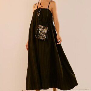Free People - All For Sun Maxi - Black - L